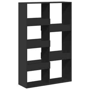 vidaXL Raumteiler Schwarz 100x33x155,5 cm Holzwerkstoff
