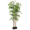 vidaXL Bambusbaum K&uuml;nstlich 1605 Bl&auml;tter 180 cm Gr&uuml;n