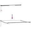 vidaXL Einziehbare Markise Mehrfarbig 500 x 300 cm