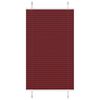 vidaXL Plissee Bordeauxrot 75x100 cm Stoffbreite 74,4 cm Polyester