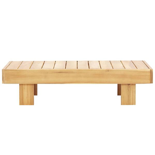 vidaXL Couchtisch 100x60x25 cm Massivholz Akazie