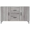 vidaXL Sideboard Grau Sonoma 100x36x60 cm Holzwerkstoff