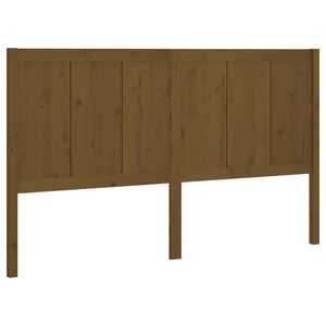 vidaXL Kopfteil Honigbraun 205,5x4x100 cm Massivholz Kiefer