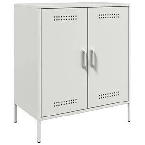 vidaXL Sideboard Wei&szlig; 68x39x79 cm Stahl