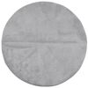 vidaXL Teppich IZA Kurzflor Skandinavischer Look Grau &Oslash; 160 cm