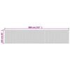 vidaXL Paravent Braun 165x800 cm Bambus