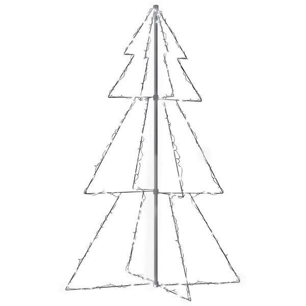 vidaXL Weihnachtsbaum in Kegelform 200 LEDs Indoor Outdoor 98x150 cm