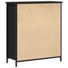 vidaXL Sideboard Schwarz Eichen-Optik 70 x 30 x 80 cm Holzwerkstoff