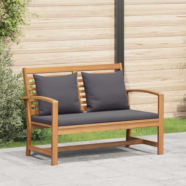 vidaXL Garten-Sofa-Set Natur Teak-Massivholz