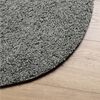 vidaXL Teppich Shaggy Hochflor Modern Gr&uuml;n &Oslash; 100 cm