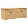 vidaXL Flurbank BODO Honigbraun 118 x 40 x 50 cm Holzwerkstoff