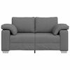 vidaXL Sofa 120cm Dunkelgrau Stoff