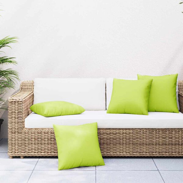 vidaXL Sofakissen 4 Stk. Knallgr&uuml;n 60x60 cm Stoff