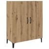 vidaXL Highboard 2 pcs Artisan-Eiche Holzwerkstoff
