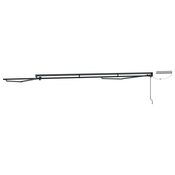 vidaXL Elektrisches Markisenrahmen Wei&szlig; 2,5 x 2 m Stahl