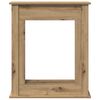 vidaXL Kaminumrandung Artisan-Eiche 75x20x87,5 cm Holzwerkstoff
