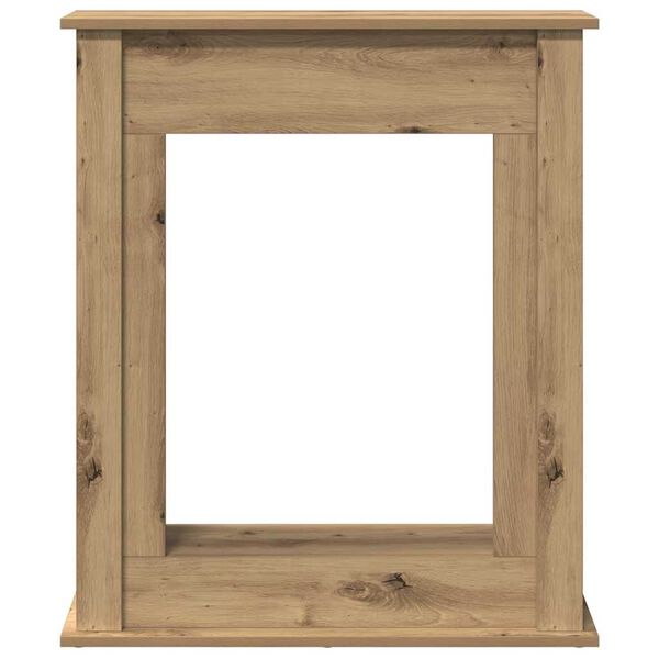 vidaXL Kaminumrandung Artisan-Eiche 75x20x87,5 cm Holzwerkstoff