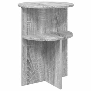 vidaXL Beistelltisch Graues Sonoma &Oslash; 39,5 x 55 cm Holzwerkstoff
