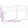 vidaXL Kopfteil Schwarz Eichen-Optik 200 cm Holzwerkstoff