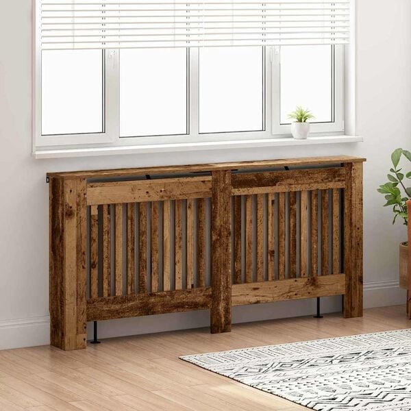 vidaXL Heizk&ouml;rperabdeckung Altholz 172 x 19 x 81,5 cm Holzwerkstoff
