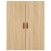 vidaXL Wandschrank Sonoma-Eiche 69,5x34x90 cm