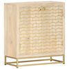 vidaXL Sideboard Golden 60x30x70 cm Massivholz Mango