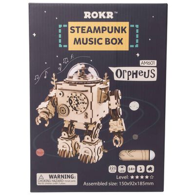 Robotime Spieluhr Modellbausatz Steampunk Orpheus