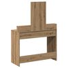 vidaXL Schminktisch Artisan-Eiche 100 x 41 x 140 cm Holzwerkstoff