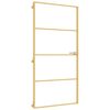 vidaXL Innent&uuml;r Schlank Golden 102,5x201,5 cm Hartglas und Aluminium