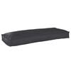 vidaXL Kissen Oxford-Stoff Schwarz 100 x 40 x 8 cm