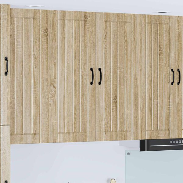 vidaXL K&uuml;chenschrank Lucca Sonoma-Eiche 80 x 31 x 100 cm Holzwerkstoff