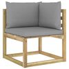 vidaXL 9-tlg. Garten-Lounge-Set mit Kissen Impr&auml;gniertes Kiefernholz
