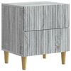 vidaXL Nachttisch Sonoma-Grau 43 x 34,5 x 48 cm Holzwerkstoff