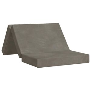 vidaXL Klappsofa Bett 80 x 67 x 45 cm Hellgrau