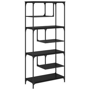 vidaXL B&uuml;cherregal 6 Ebenen 81 x 36 x 176 cm Holzwerkstoff