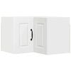 vidaXL Wand-Eckschrank PORTO Wei&szlig; 57 x 57 x 40 cm Holzwerkstoff