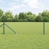 vidaXL Zaunpfosten Gr&uuml;n 50 x 0,6 m (36 mm Mesh) Stahl und PVC