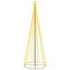 vidaXL LED-Weihnachtsbaum Kegelform Warmwei&szlig; 310 LEDs 100x300 cm