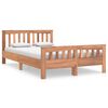 vidaXL Massivholzbett Teak 120x200 cm