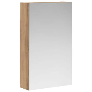 vidaXL Badezimmerspiegelschrank Kunsthandwerk Eiche 30 x 10,5 x 50 cm