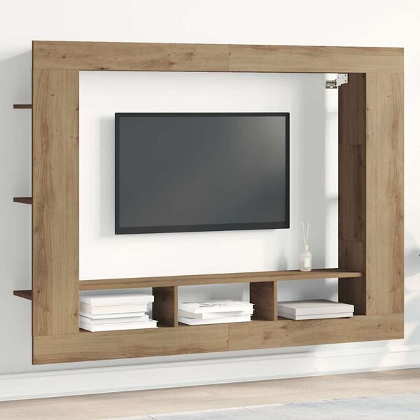 vidaXL TV-Schr&auml;nk Artisan-Eiche 152 x 22 x 113 cm Holzwerkstoff