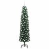 vidaXL K&uuml;nstlicher Weihnachtsbaum mit 300 LEDs mit St&auml;nder Gr&uuml;n 210 cm