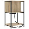 vidaXL Nachttisch Sonoma-Eiche 38 x 31 x 61 cm Holzwerkstoff