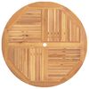 vidaXL Gartentisch Klappbar Ø 110x75 cm Massivholz Teak