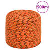 vidaXL Bootsseil Orange 6 mm 500 m Polypropylen