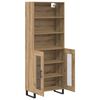 vidaXL Highboard Artisan-Eiche 69,5 x 34 x 180 cm Holzwerkstoff