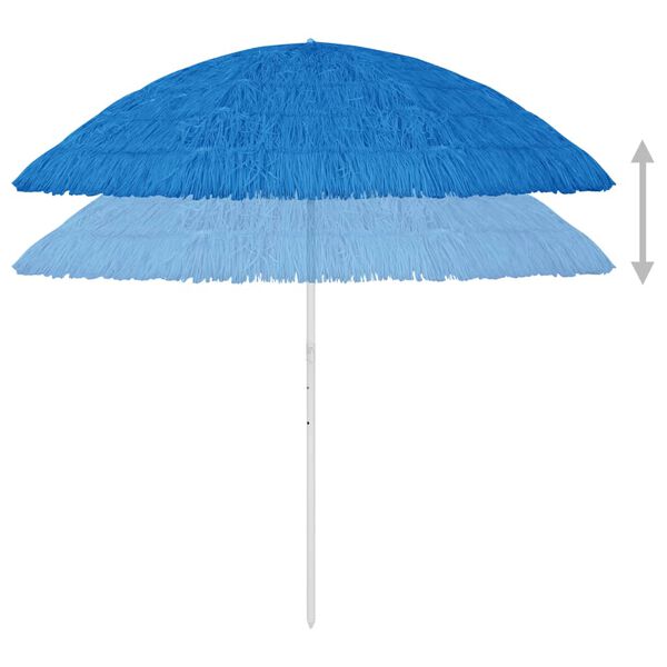 vidaXL Sonnenschirm Hawaii Blau 300 cm