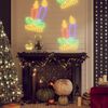 vidaXL LED-Silhouette Weihnachtskerzen 144 LEDs 70x42 cm
