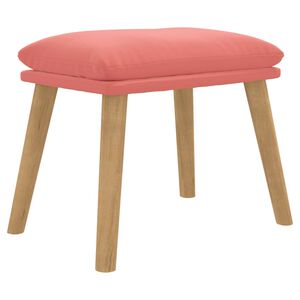vidaXL Fu&szlig;hocker Rosa 45x29,5x35 cm Samt
