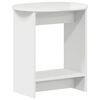 vidaXL Beistelltisch Hochglanz Wei&szlig; 50 x 39,5 x 55 cm Holzwerkstoff